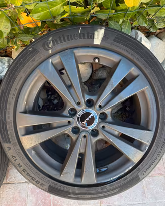 CERCHI IN LEGA ORIGINALI MERCEDES 17”+GOMME ESTIVE