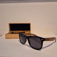 GOWOOD Occhiali da sole in legno di noce