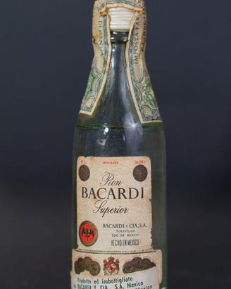 Mignon Miniature Bacardi Ron Superior Carta Blanca