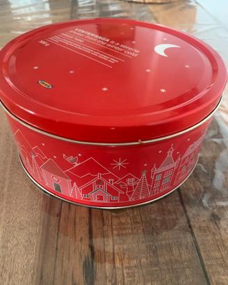 Barattolo di latta natalizio Ikea Vintersaga