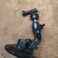Supporto auto con ventosa per action cam gopro DJI