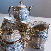 Antico set da tè caffè in porcellana Bavaria 1950