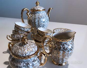 Antico set da tè caffè in porcellana Bavaria 1950