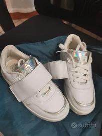 Scarpe LED bianche con luci –  36