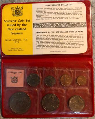 Nuova Zelanda 1971- set di 7 monete
