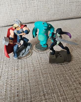 Lotto Personaggi Disney Infinity 1.0, 2.0, 3.0 + P
