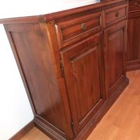 Mobili legno massiccio noce/ciliegio, zona giorno