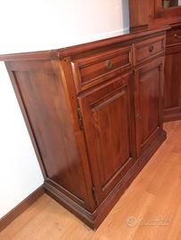 Mobili legno massiccio noce/ciliegio, zona giorno