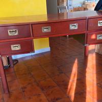 Scrivania a Giorno in Stile Marina in Mogano