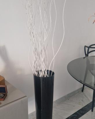 Roche Bobois Vaso in vetro soffiato lucido nero