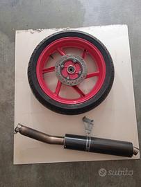 Scarico+ cerchio post per CBR 600 F2/F3