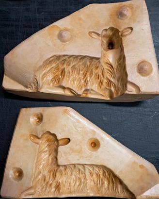 stampo x agnello in pasta  di zucchero  gr.300 