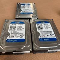N° 3 Wester Digital WD10EZEX HDD 7200 da 1 TB