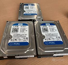 N° 3 Wester Digital WD10EZEX HDD 7200 da 1 TB