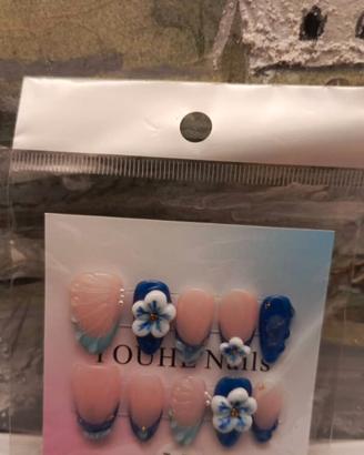 unghie hand made effeto 3D pronte all' uso