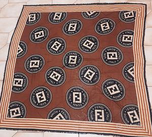  foulard fendi lana e seta
