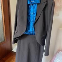 Tailleur MarroneGiacca +gonna tg 42 Primavera