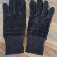 guanti in pelle scamosciata