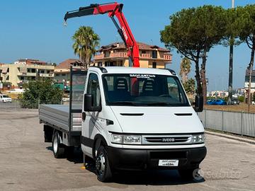 Iveco Daily 35c11 cassone fisso + gru