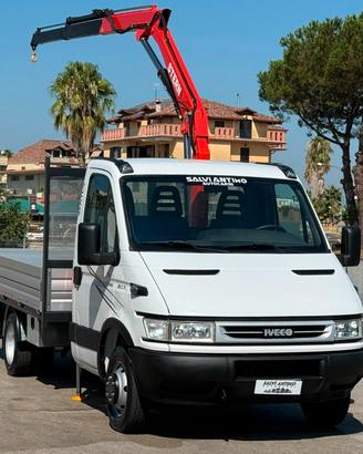 Iveco Daily 35c11 cassone fisso + gru