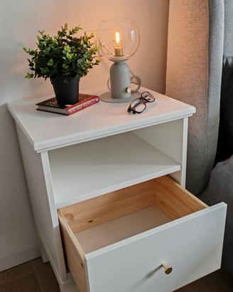 Comodini Bianchi Idanas Ikea