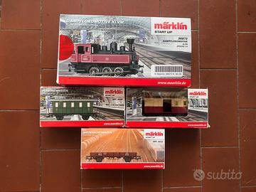 trenini MARKLIN loco digitale KLVM 36873 + vagoni