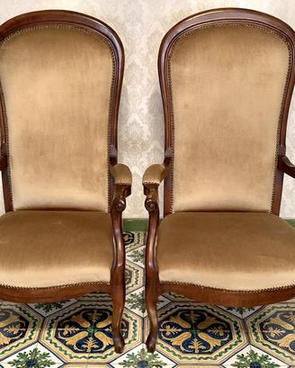 COPPIA POLTRONE VOLTAIRE