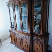 Credenza americana vintage in legno massello