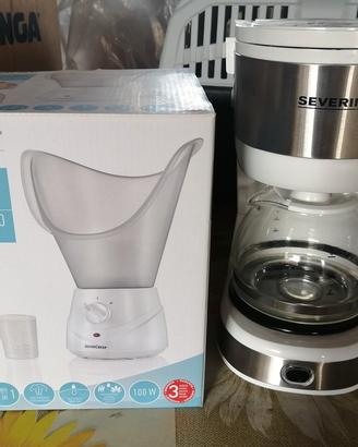 Macchinetta per caffè americano e sauna viso
