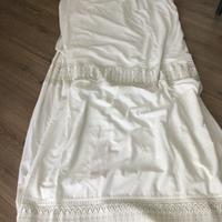 Tenda con pizzo macrame