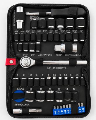 Kit attrezzi 56 pezzi con valigetta  - NUOVO - 