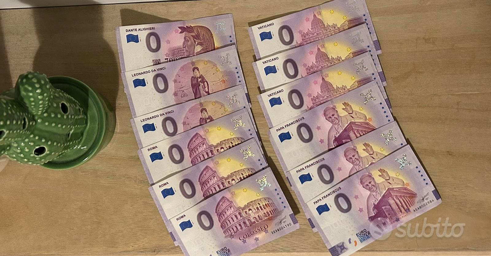 0€ ZERO EURO SOUVENIR BANCONOTA UFFICIALE ITALIA 2021 - DANTE ALIGHIERI