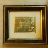 Quadretto Vintage Castello di Miramare (Trieste) 