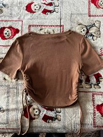 Tris magliette corte ragazza