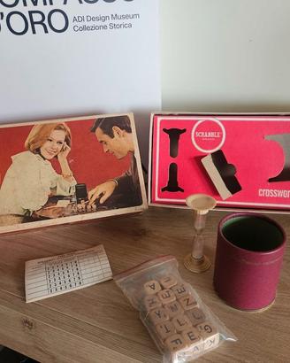 SCRABBLE SCARABEO VINTAGE GIOCO DA TAVOLO CROSSWOR
