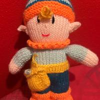 Bambola vintage fatte a maglia