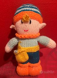 Bambola vintage fatte a maglia