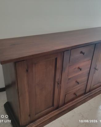 credenza noce massello 