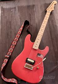 Stratocaster relic fiesta red(stile Fender Custom)