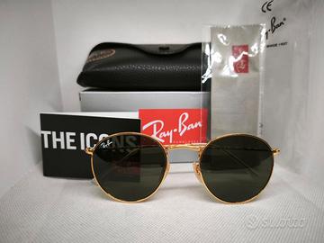 Ray-Ban Round Metal RB3447 53-21 145mm Occhiali da