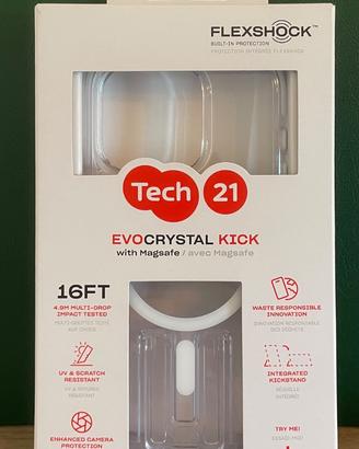 Cover Tech21 iPhone 15 Pro MagSafe con SUPPORTO