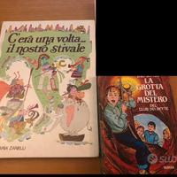 2 libri per ragazzi (Storia d’Italia, La Grotta..)