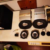 Impianto audio auto casse,subwoofer,amplificatori
