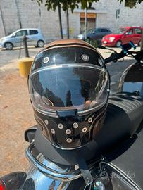 Casco moto SMK Seven XS integrale con visiera