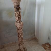 colonna indiana in pietra 