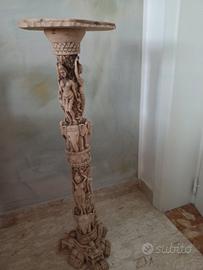 colonna indiana in pietra 