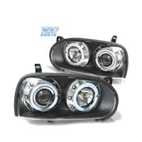 FARI VOLKSWAGEN VW GOLF 3 ANGEL EYES NERI