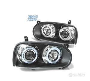 FARI VOLKSWAGEN VW GOLF 3 ANGEL EYES NERI