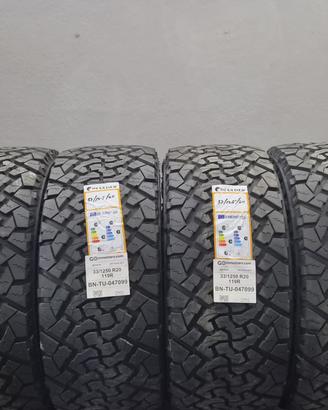 4 Pneumatici 33/1250 R20 Gommaffare Off Road M+S