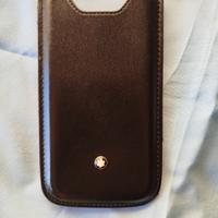MONTBLANC custodia in pelle smartphone nuova